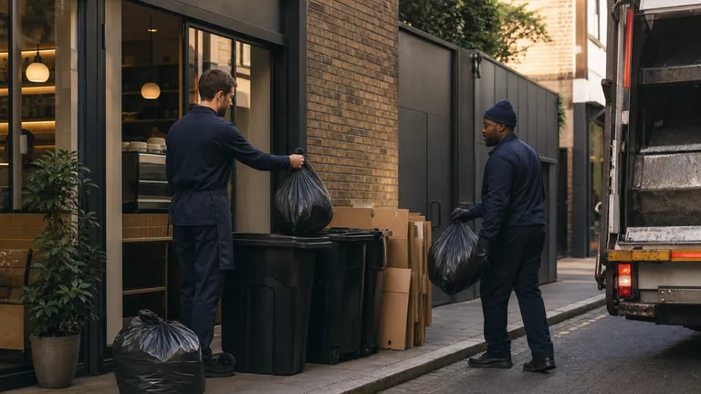 Rubbish removal collection in Soho