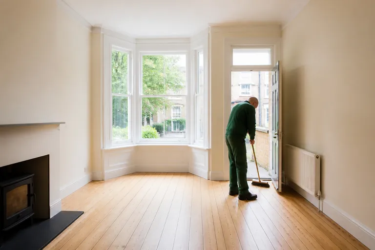 Room left clear after an agreed house clearance in Harrow