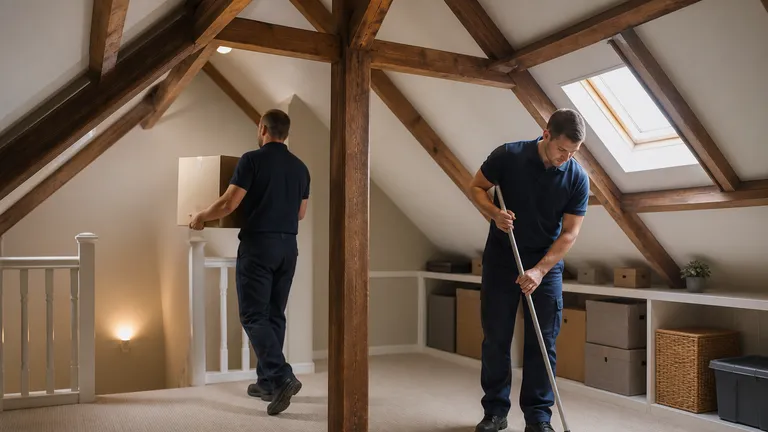 Loft left clear after an agreed collection in Lewisham