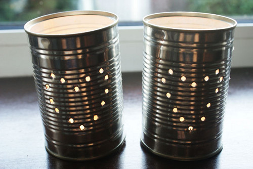Tin Can Lanterns