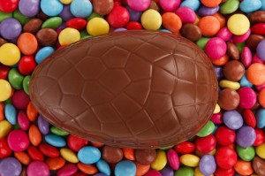 Homemade Chocolate Easter Egg