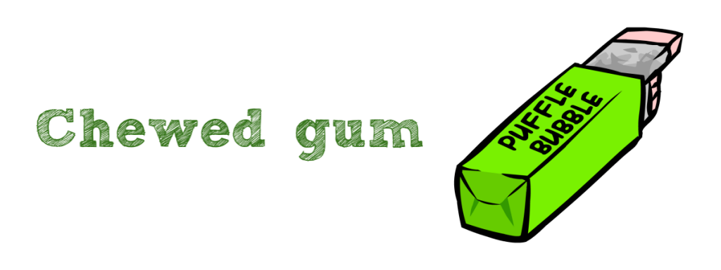 Materials That Can Be Recycled Chewed Gum
